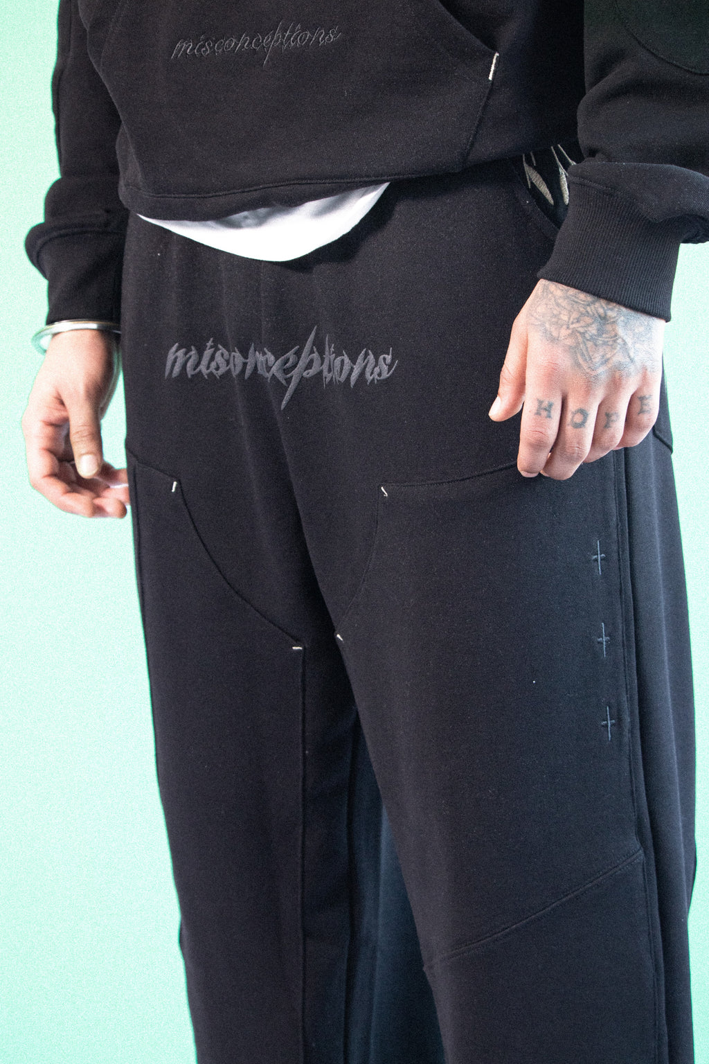 Double Knee Panelled Joggers