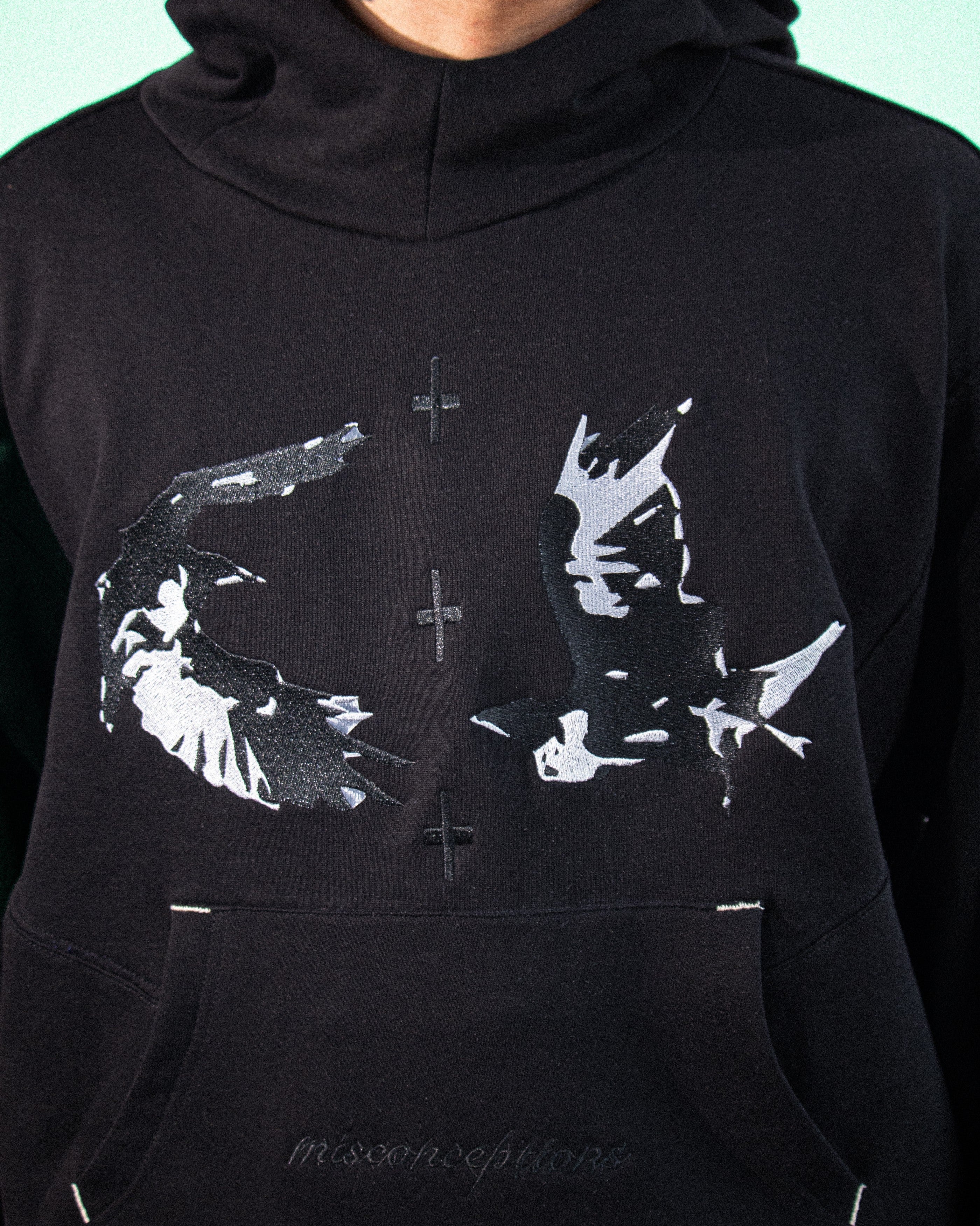 Till Death Panelled Hoodie