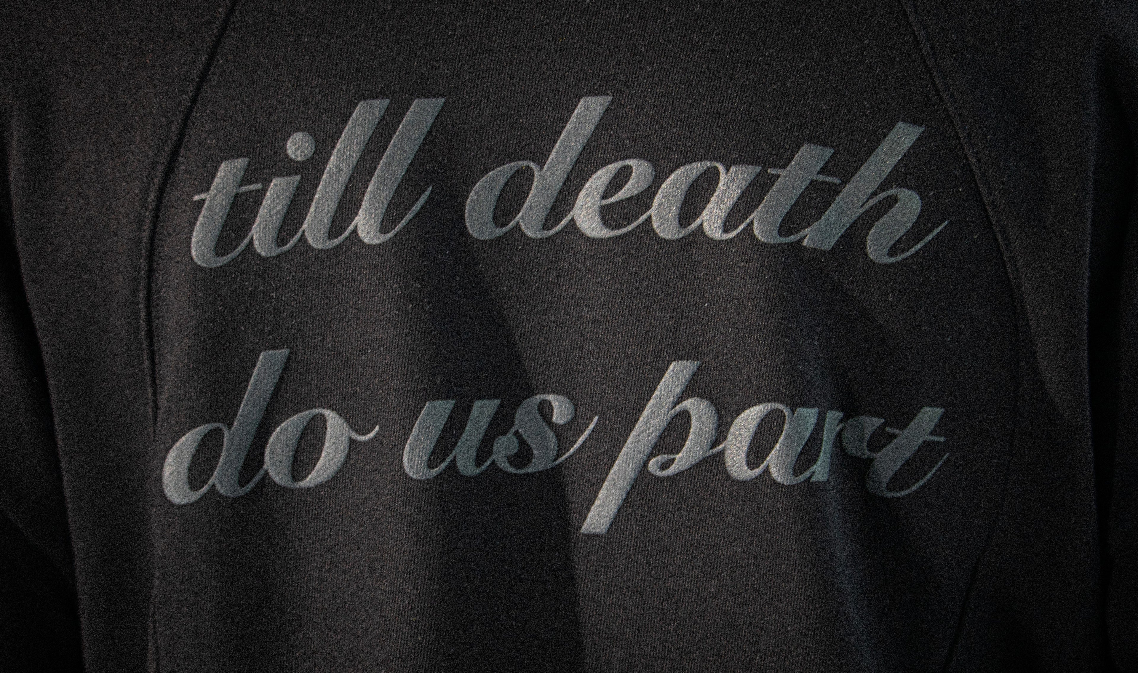 Till Death Panelled Hoodie
