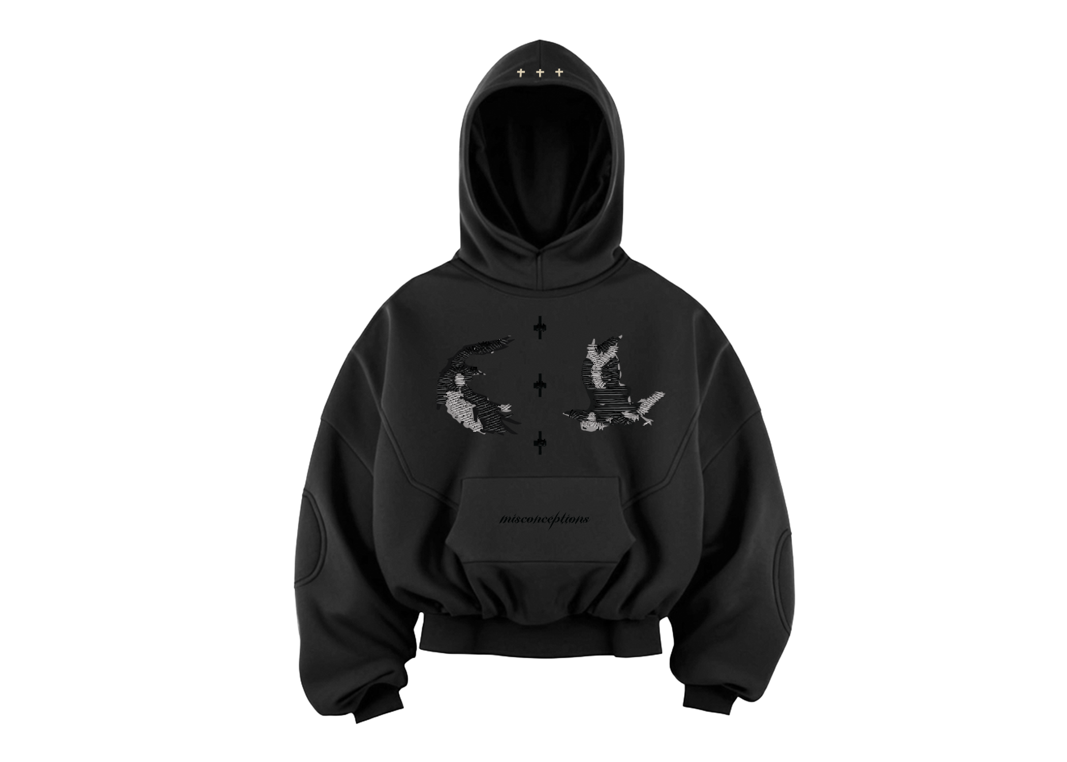Till Death Panelled Hoodie